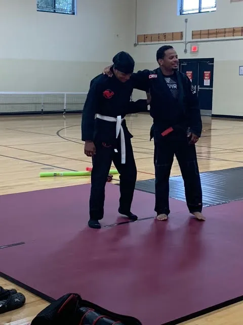 Eugene Crisler celebrating after a competition